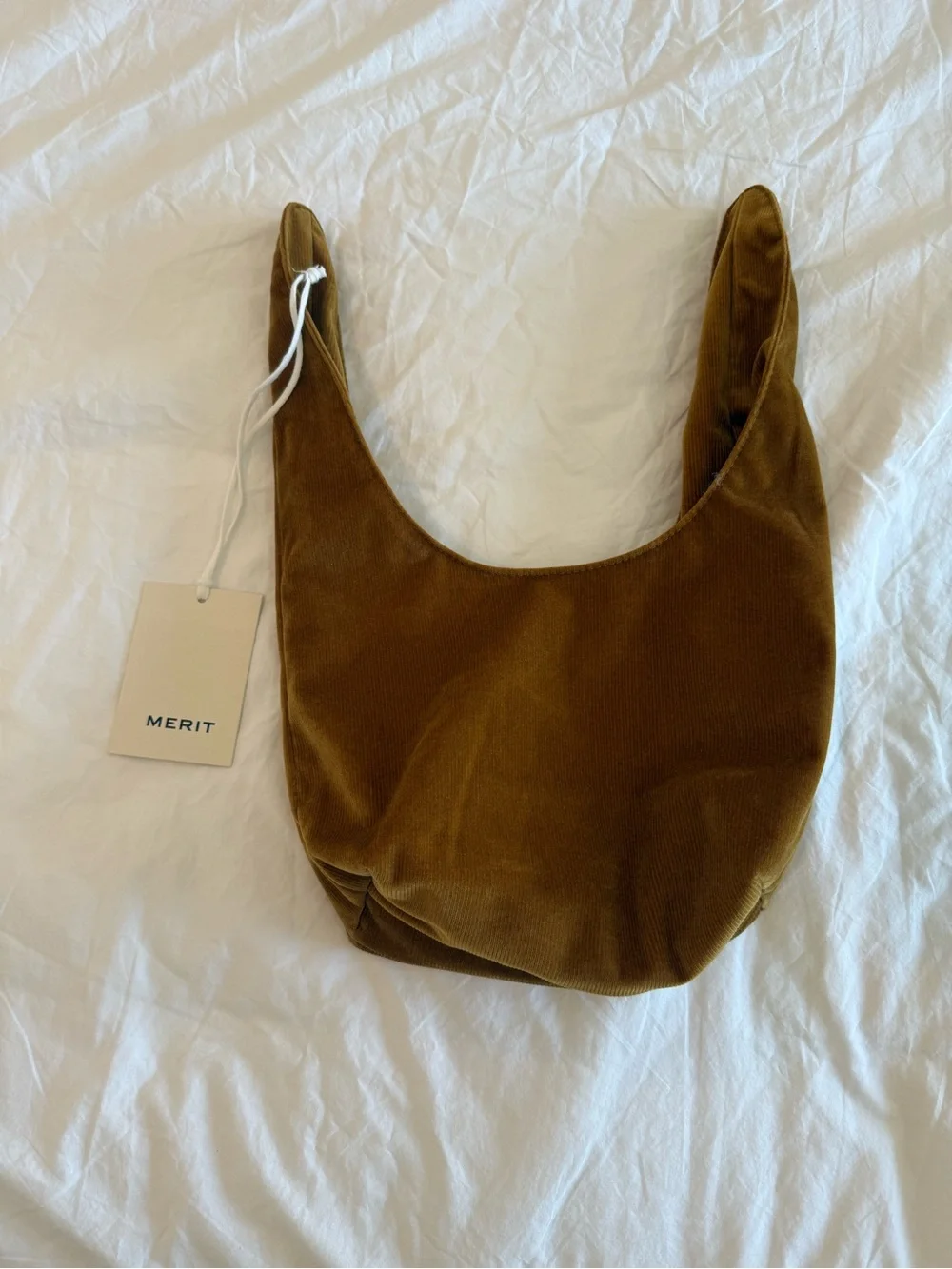 NWT Merit Signature Corduroy Cosmetic Makeup Bag